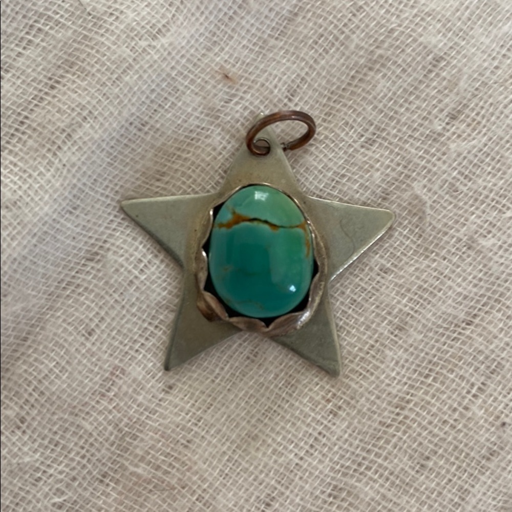 Turquoise star pendant